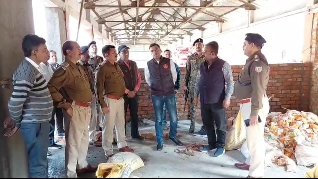 बरवाअड्डा कृषि बाजार में गोविंदपुर अंचल पुलिस निरीक्षक कार्यालय का शुभारंभ