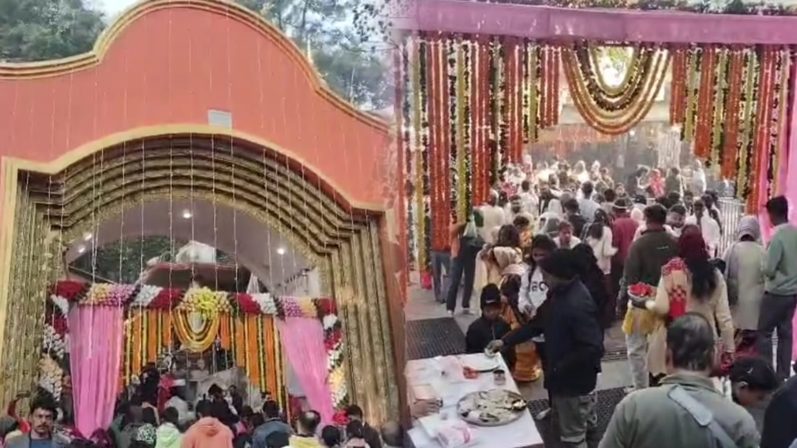 नववर्ष पर आस्था का सैलाब, रांची, जमशेदपुर, देवघर के मंदिरों में उमड़ी भक्तों की भीड़