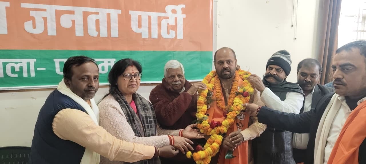 पलामू भाजपा को मिला पुराना नेतृत्व, अमित तिवारी दोबारा चुने गए जिला अध्यक्ष