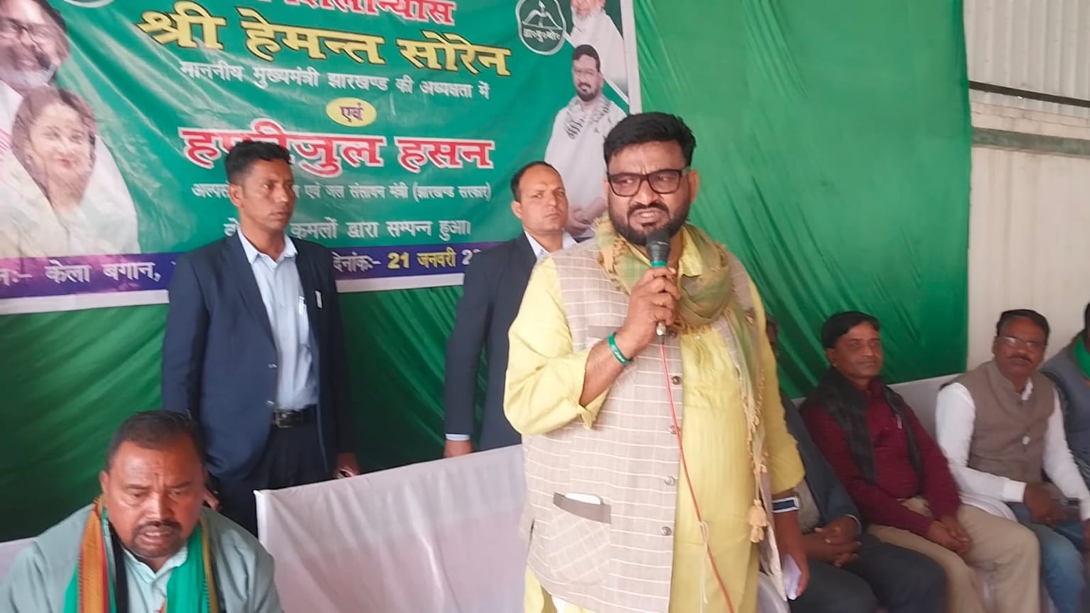 मंत्री हफीजुल ने चेकडैम और बांध जीर्णोद्धार कार्यो की रखी आधारशिला, दर्जनों गांव के किसानों को मिलेगा लाभ
