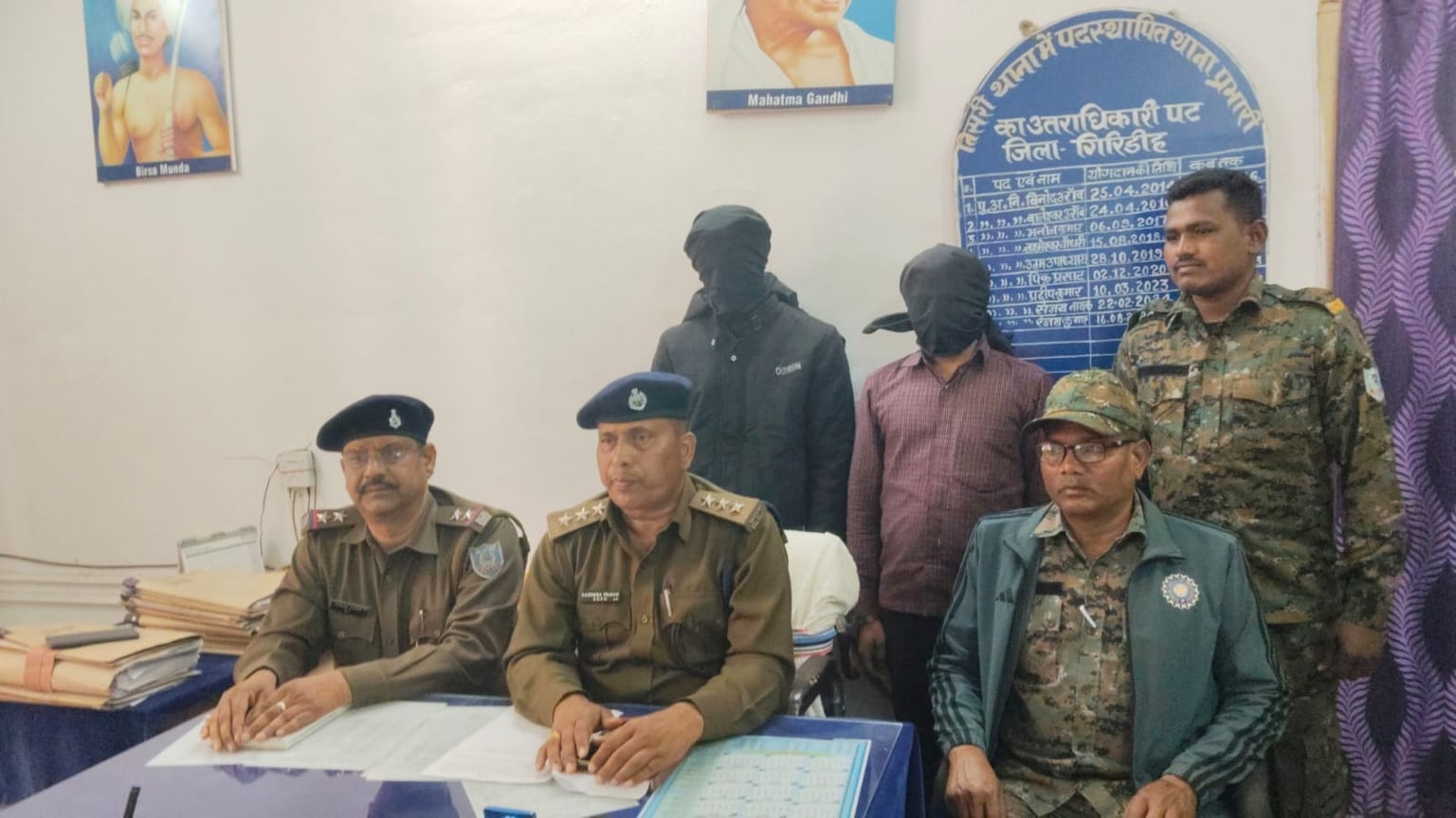 गिरिडीह पुलिस की बड़ी सफलता, दो अपहृत नाबालिग किशोरियां सुरक्षित बरामद, दो आरोपी गिरफ्तार