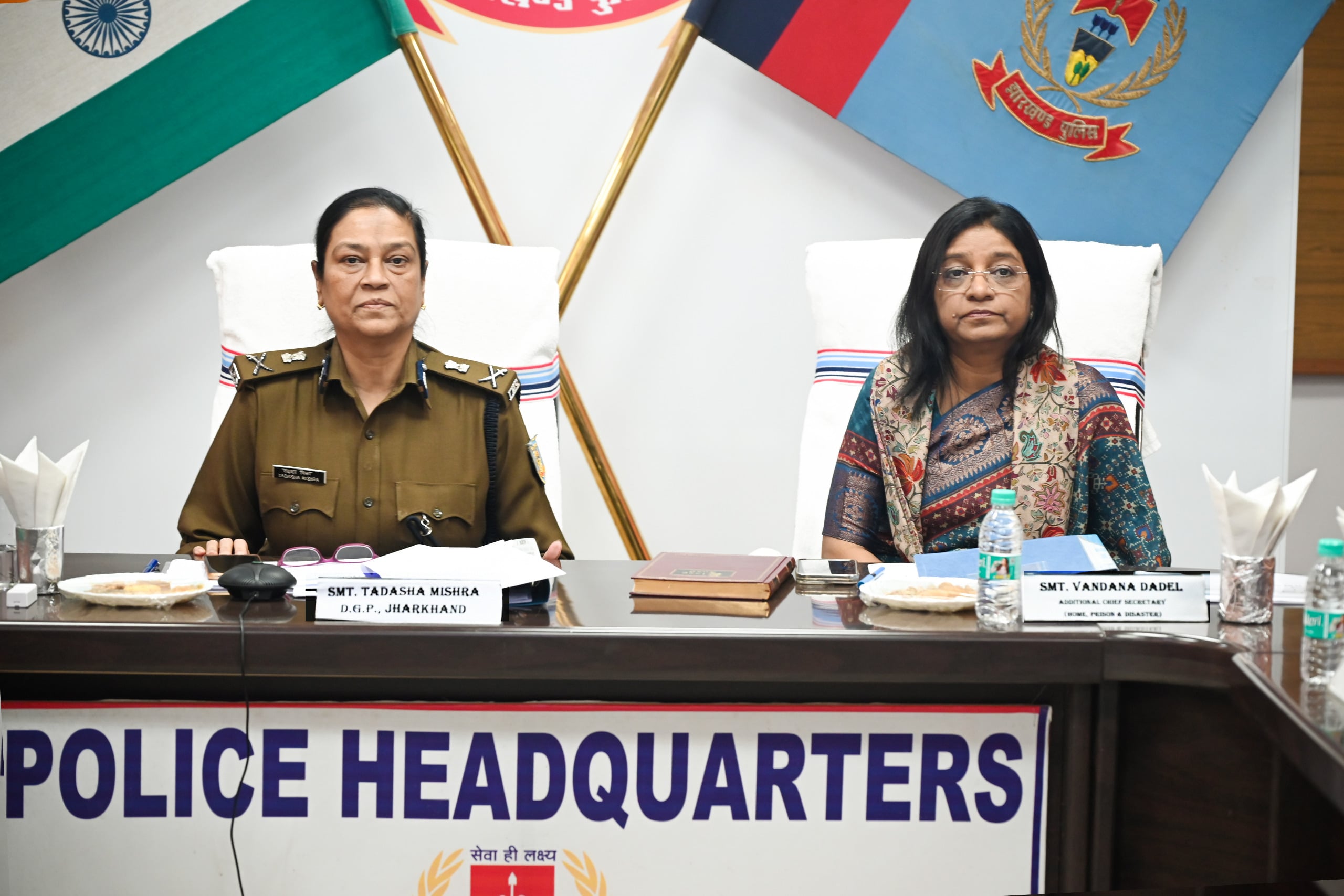 पुलिस मुख्यालय में हाई लेवल मीटिंग,महिला सुरक्षा पर दिया गया जोर