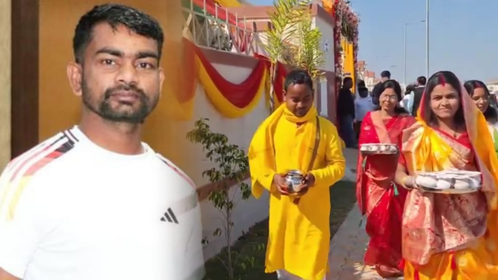 Dumri MLA Jairam Mahato performed Griha Pravesh in his new house following Kudmi Negechari tradition, watch video |