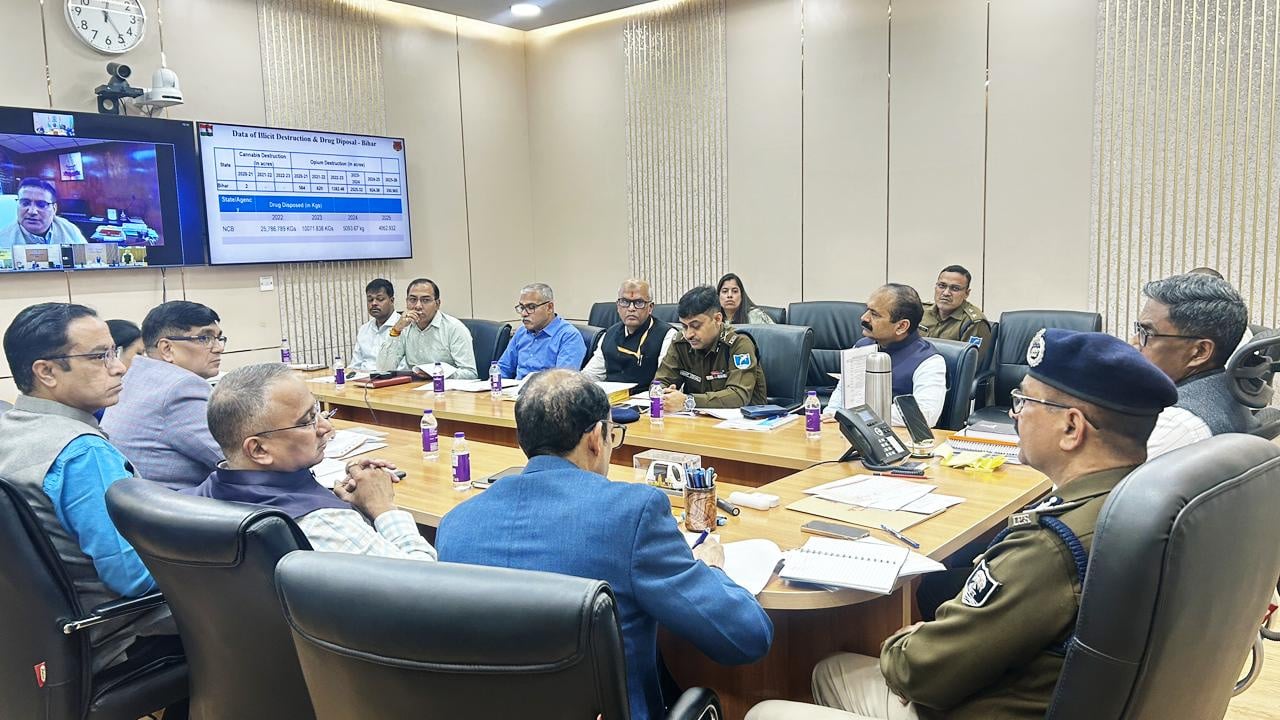 ड्रग सिंडिकेट्स पर शिकंजा कसने की तैयारी में बिहार सरकार, राज्य स्तरीय NCORD बैठक में तय हुई रणनीति