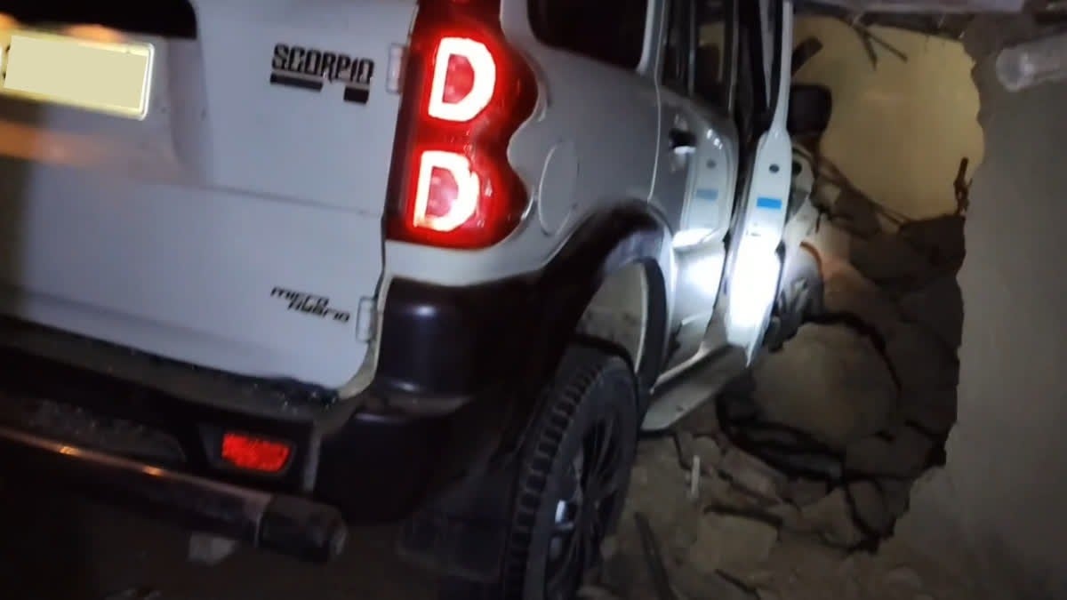 नशे में धुत ड्राइवर ने स्कॉर्पियो से घर में मारी टक्कर, सो रही बुजुर्ग महिला की मौत