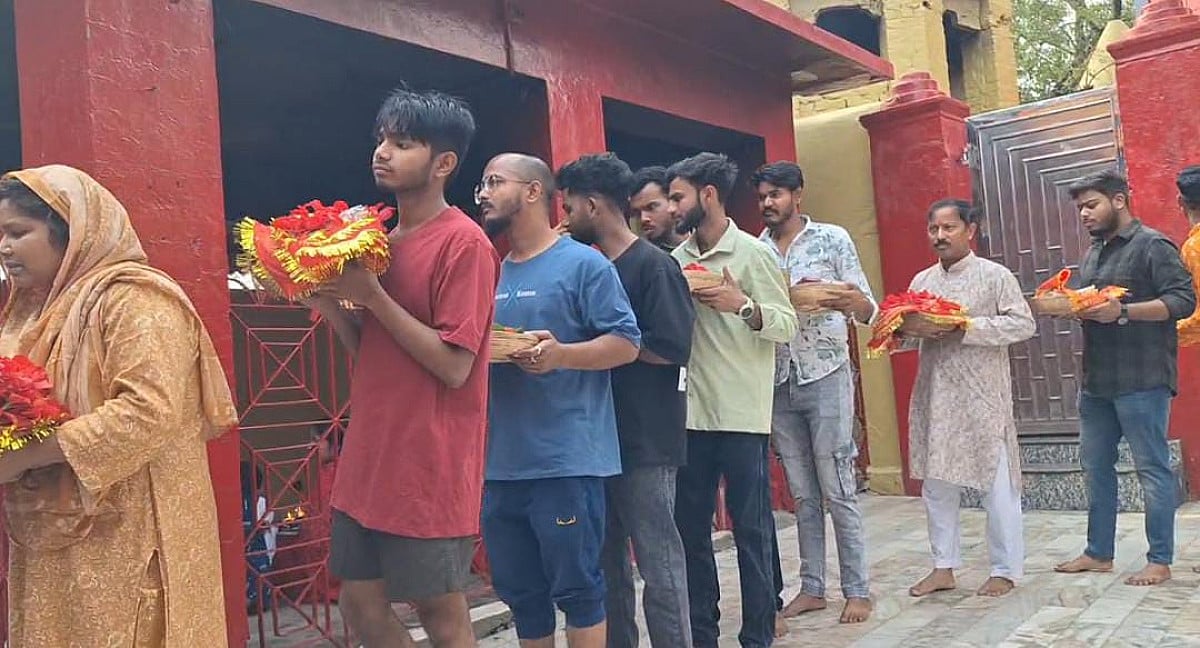 चैती नवरात्रा को लेकर रजरप्पा मंदिर में उमड़ी श्रद्धालुओं की भीड़,सुरक्षा का विशेष इंतजाम