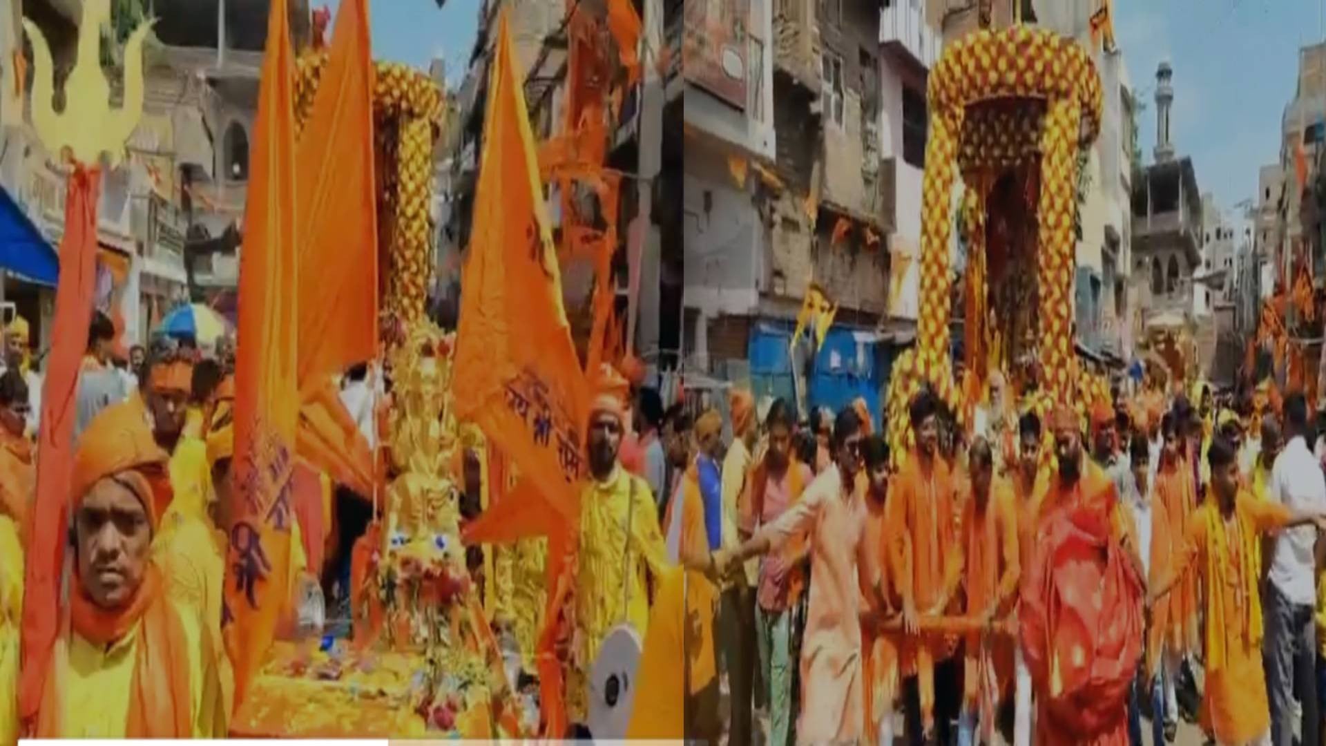 जय श्रीराम के जयकारों से गूंजा आरा, आकर्षक झांकियों ने खींचा ध्यान
