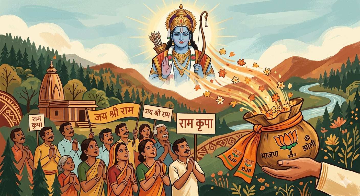 रामनवमी विशेष : झारखंड का “राम कनेक्शन” बैठे-बिठाए भाजपा की झोली में बरसाता है “राम कृपा”, इन इलाकों में  “जय श्री राम” के नाम पर पड़ते हैं वोट