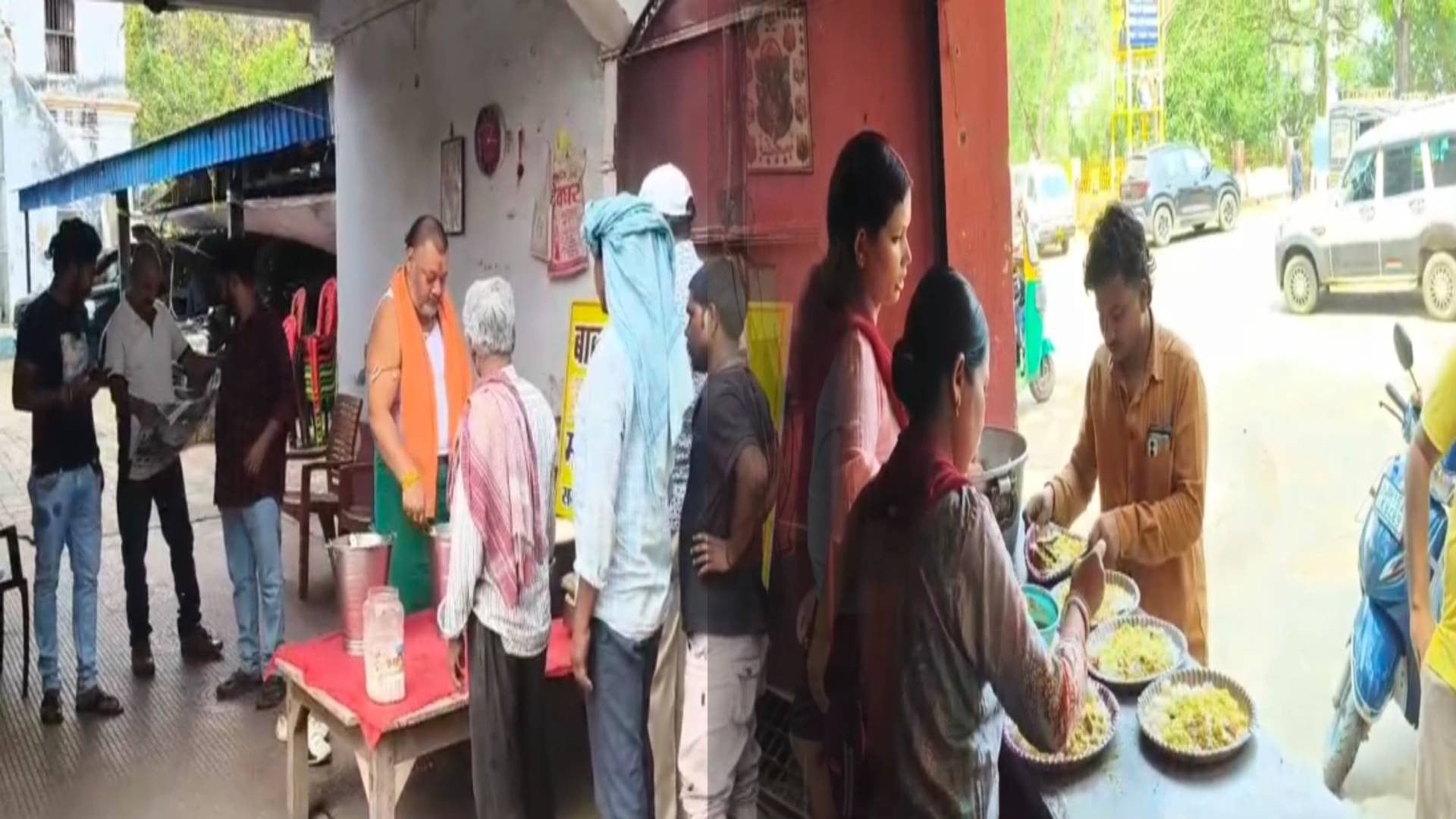 लकड़ी के चूल्हे पर जलती सेवा की लौ, देवघर में 5-10 रुपये में मिल रहा भरपेट भोजन