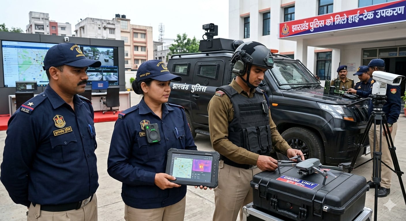 झारखंड पुलिस होगी हाईटेक, 10.96 करोड़ के अत्याधुनिक उपकरणों से लैस होंगे जवान
