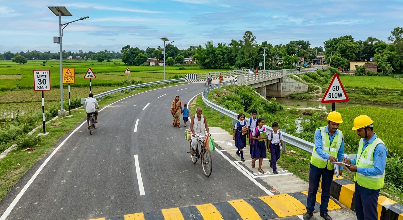 अब गांव की सड़कें भी बनेंगी सेफ : बिहार में सड़क सुरक्षा को मिली नई रफ्तार