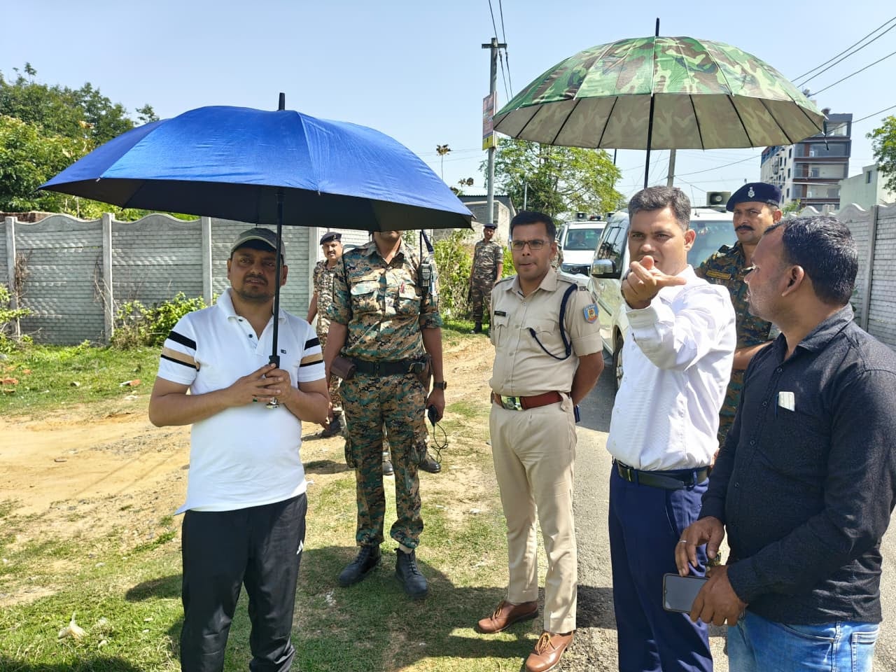 DC-SSP निकले इंस्पेक्शन को ,दिया निर्देश -सरकारी जमीन पर कब्ज़ा करने वालो की अब खैर नहीं !