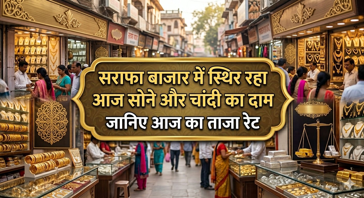 सोना-चांदी के दामों में फिर दिखी हलचल, जानिए क्या है आज का ताजा रेट