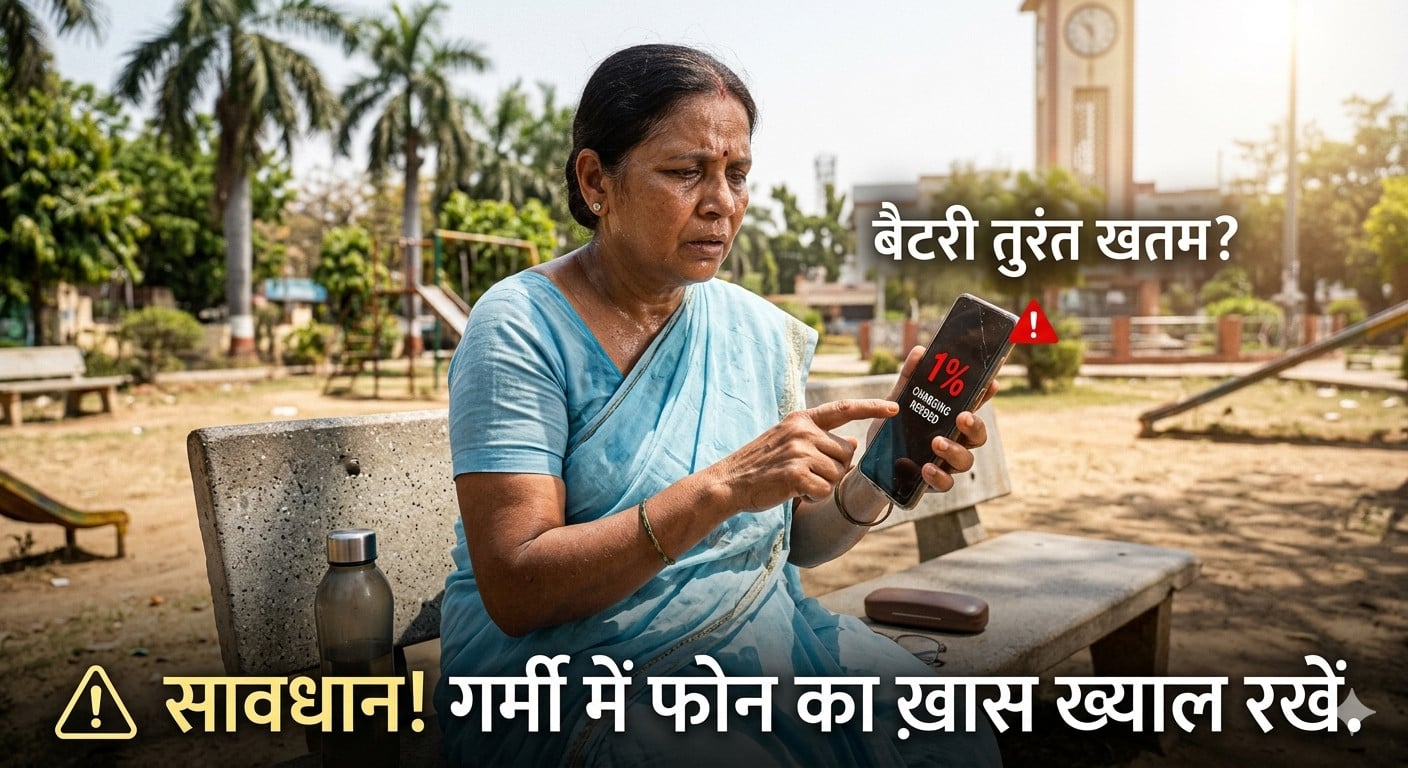क्या गर्मी में आपके भी फोन की बैटरी हो रही है झटपट डाउन? अगर हाँ तो हो जाइए सावधान!