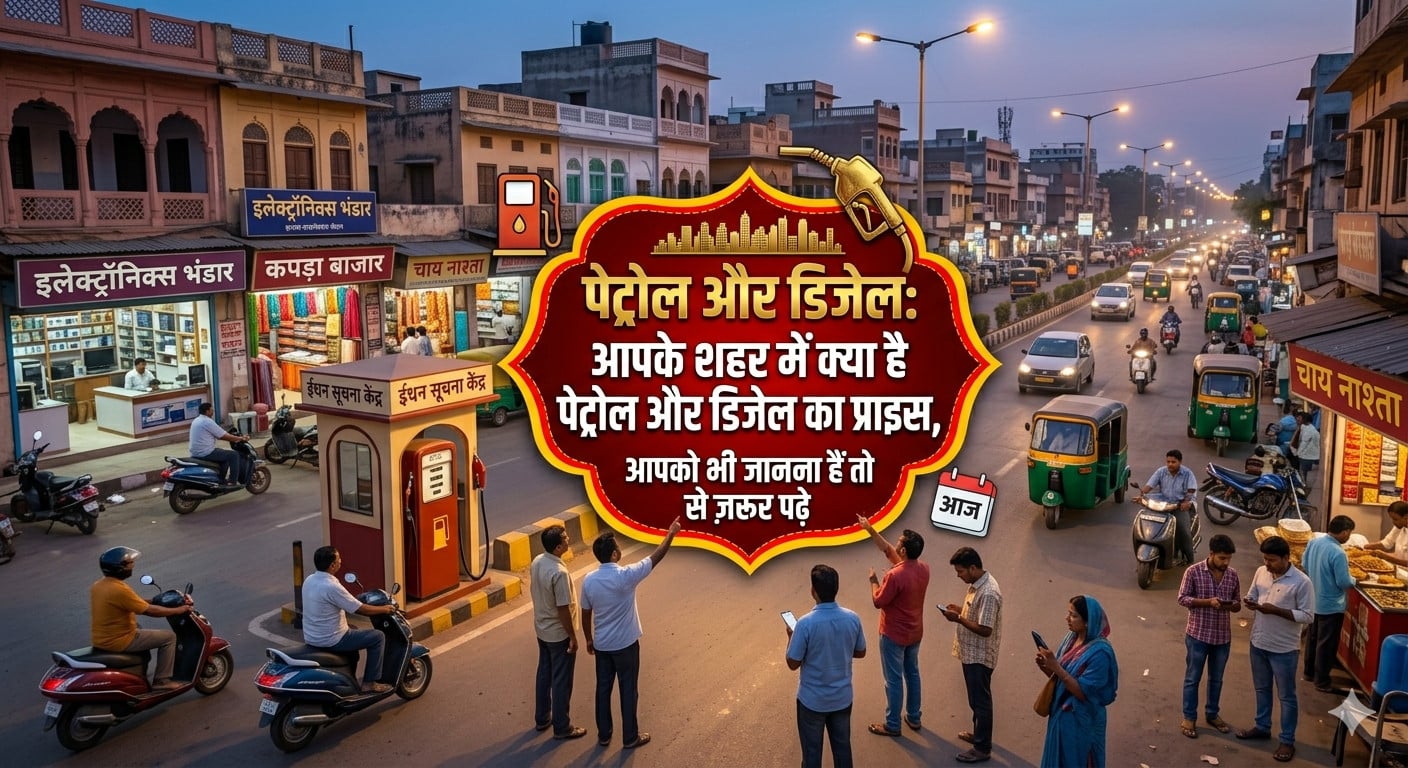 Petrol and diesel: आपके शहर में क्या है पेट्रोल और डिजेल का प्राइस, आपको भी जानना हैं तो से ज़रूर पढ़े