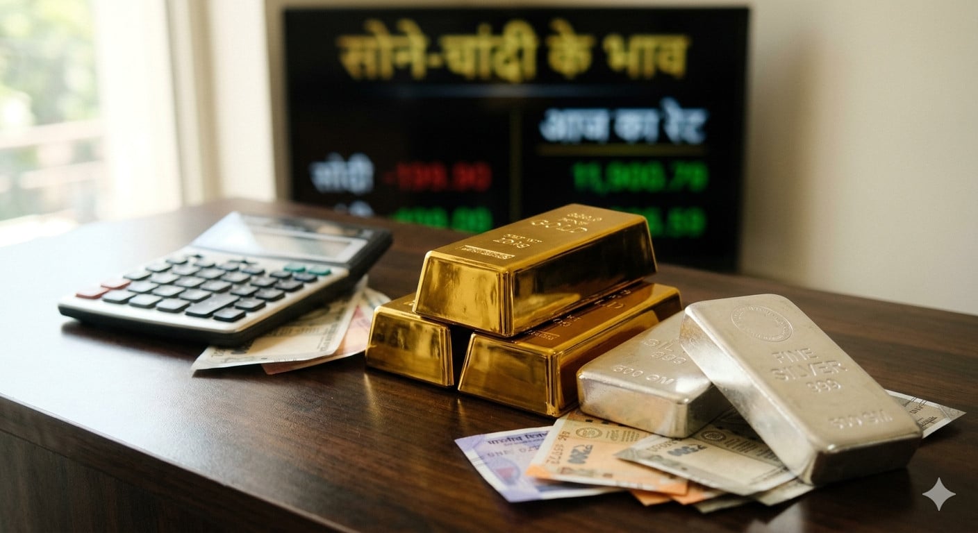 आज भी क्यों सामान्य रहा सोने और चांदी के दाम, जानिए आज का ताजा रेट