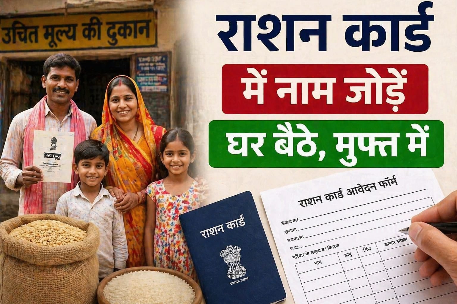 काम की बात : राशन कार्ड में छूट गया है किसी भी सदस्य का नाम? अब घर बैठे मुफ्त में जोड़ें