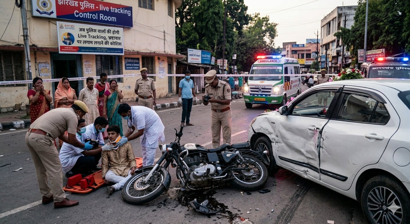 पलामू: बाइक और पिकअप की भीषण टक्कर,  शादी में जा रहे 18 वर्षीय युवक की मौत