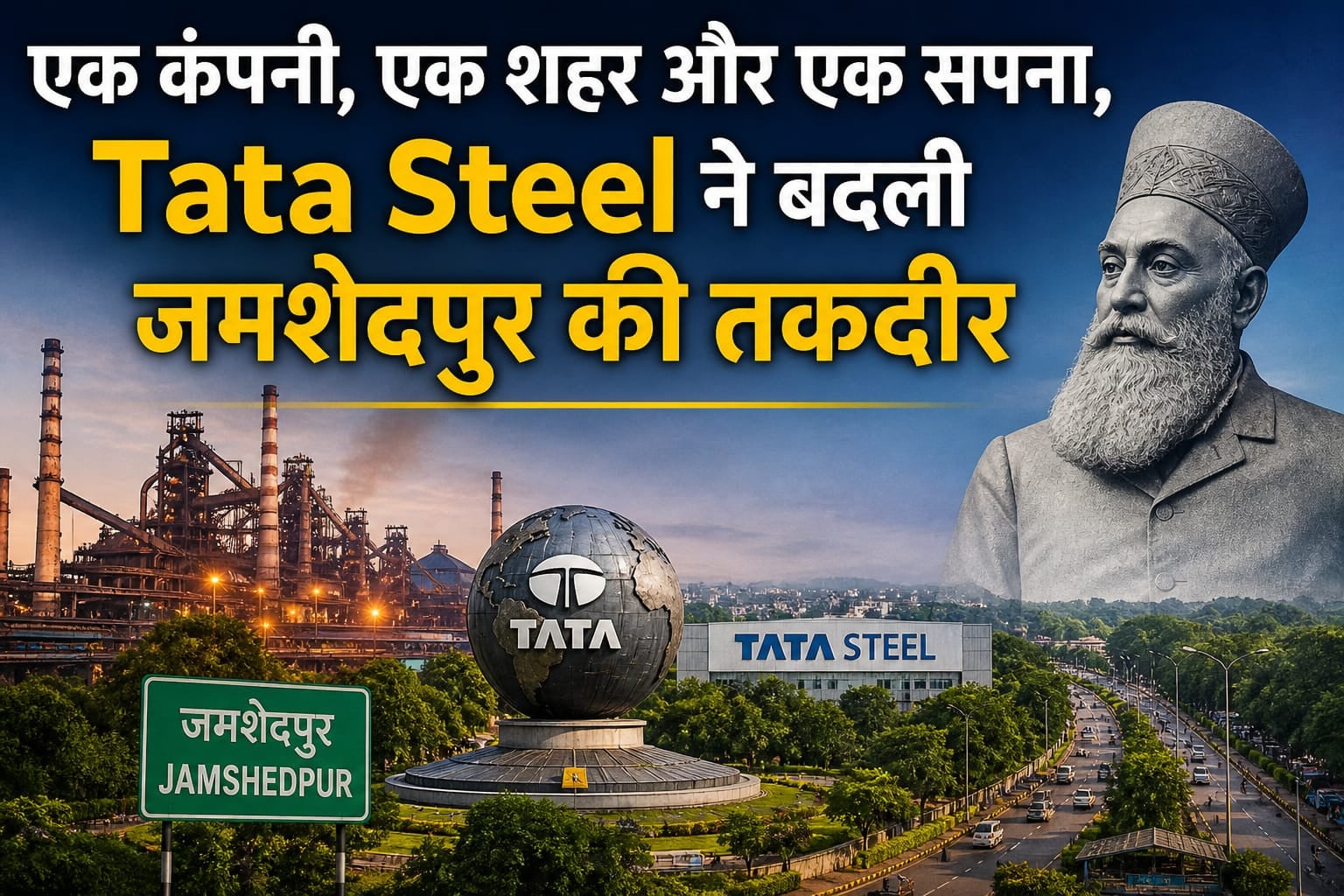 एक कंपनी, एक शहर और एक सपना, Tata Steel ने बदली जमशेदपुर की तकदीर