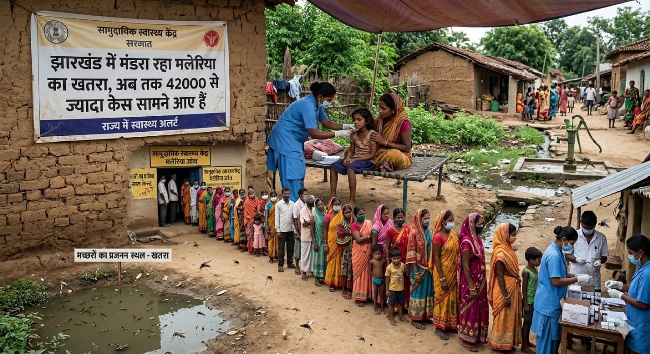 झारखंड में मंडरा रहा मलेरिया का खतरा, अब तक 42 हजार से ज्यादा केस आए सामने