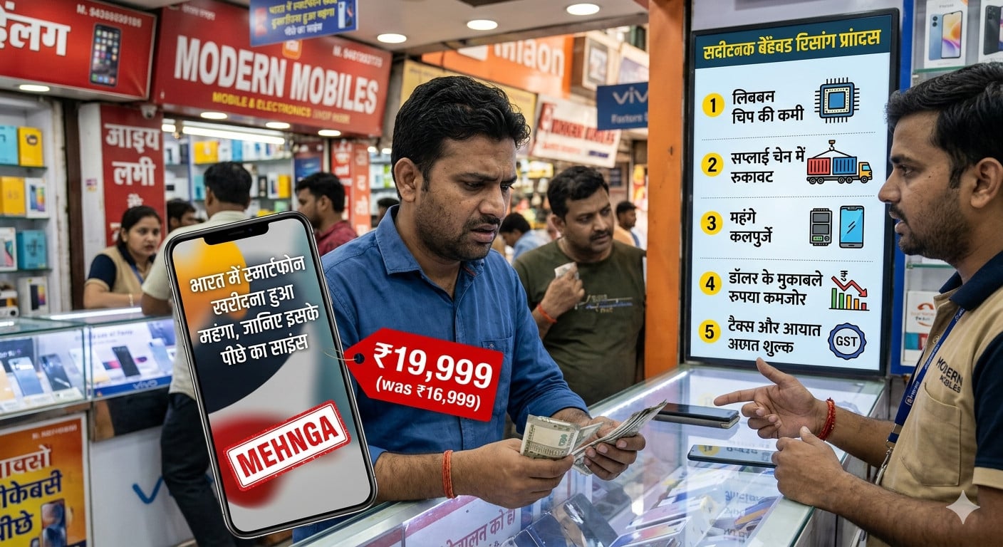 भारत में स्मार्टफोन खरीदना हुआ महंगा, जानिए इसके पीछे की वजह