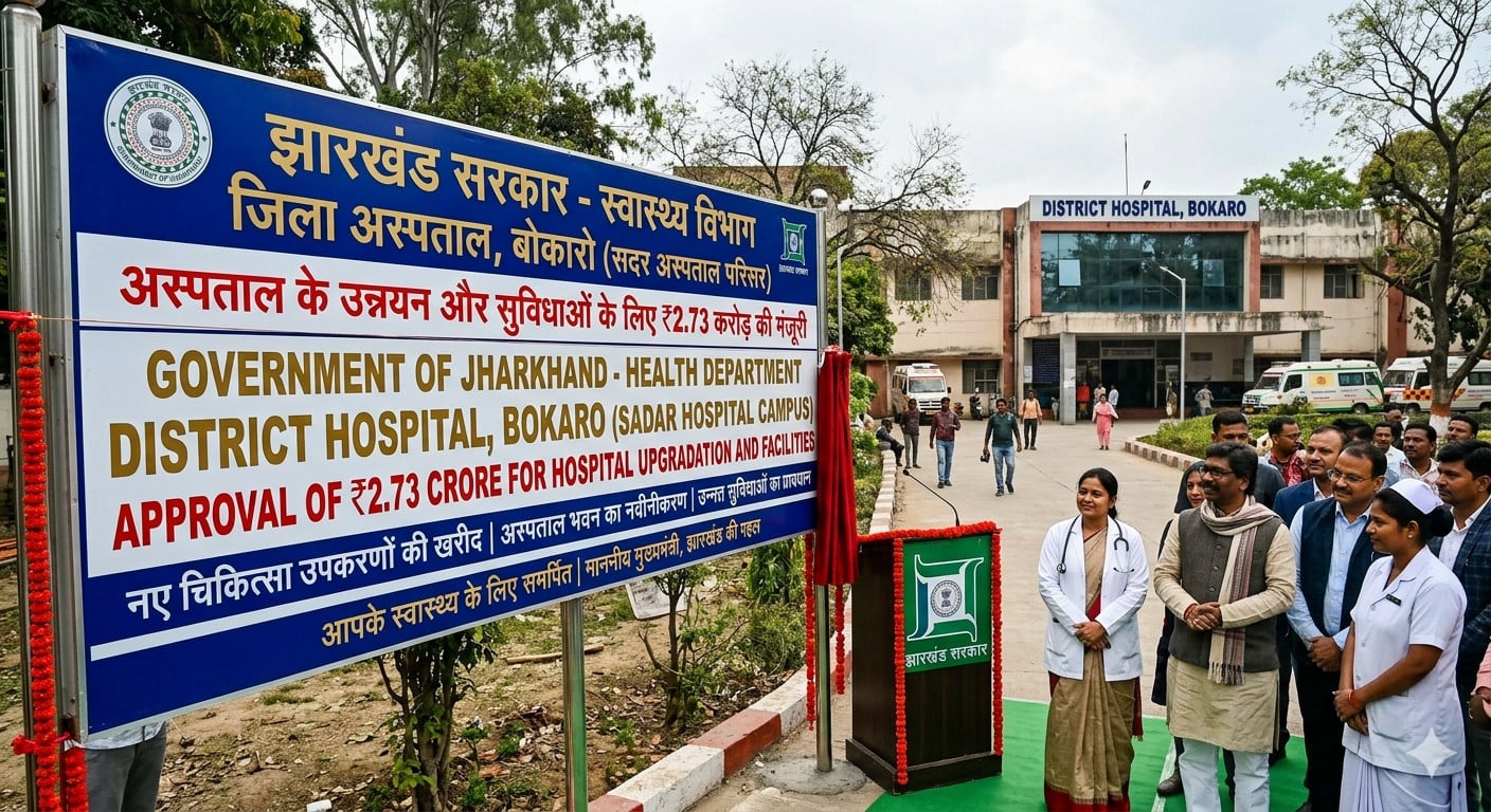 बोकारो : अस्पताल और लैब की सेवाएं होंगी मजबूत, झारखंड सरकार ने  2.73 करोड़ रूपए की  दी मंज़ूरी