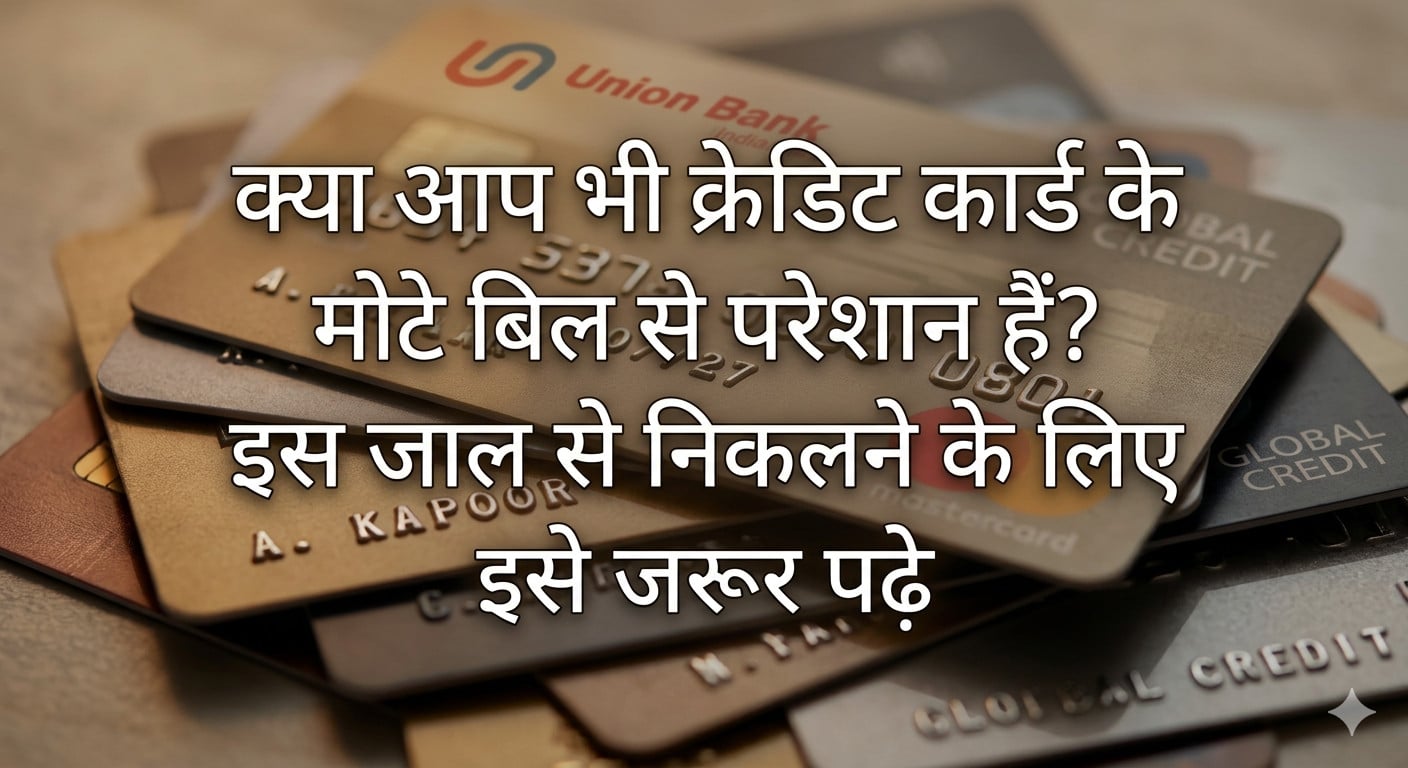 क्या आप भी क्रेडिट कार्ड के मोटे बिल से हैं परेशान? इस जाल से निकलने के लिए इसे जरूर पढ़े
