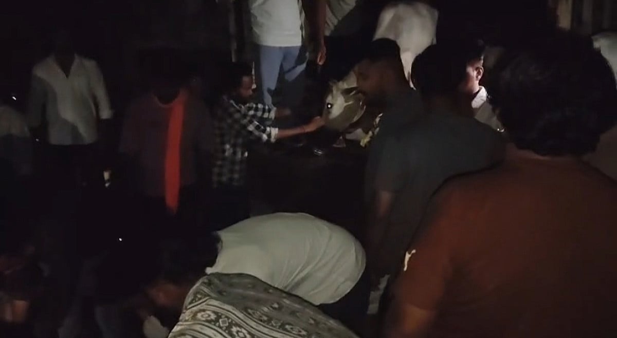 जमशेदपुर से सटे कपाली में गौ तस्करी पर बवाल, वाहन से कई घायल मवेशी बरामद