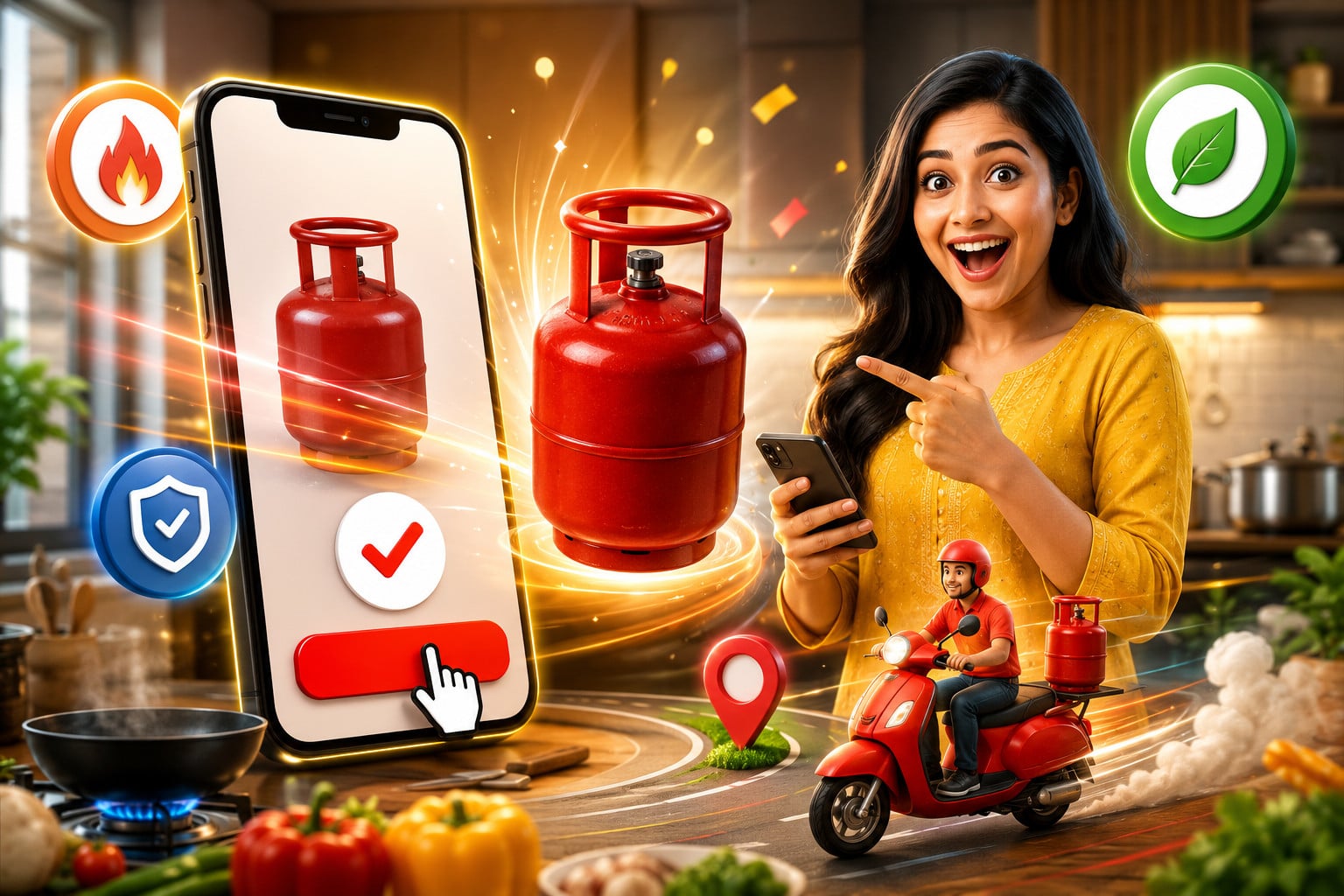 LPG उपभोक्ताओं के लिए खुशखबरी, अब छोटू सिलेंडर मिलेगा सिर्फ एक क्लिक पर, नहीं लगाने होंगे एजेंसी के चक्कर