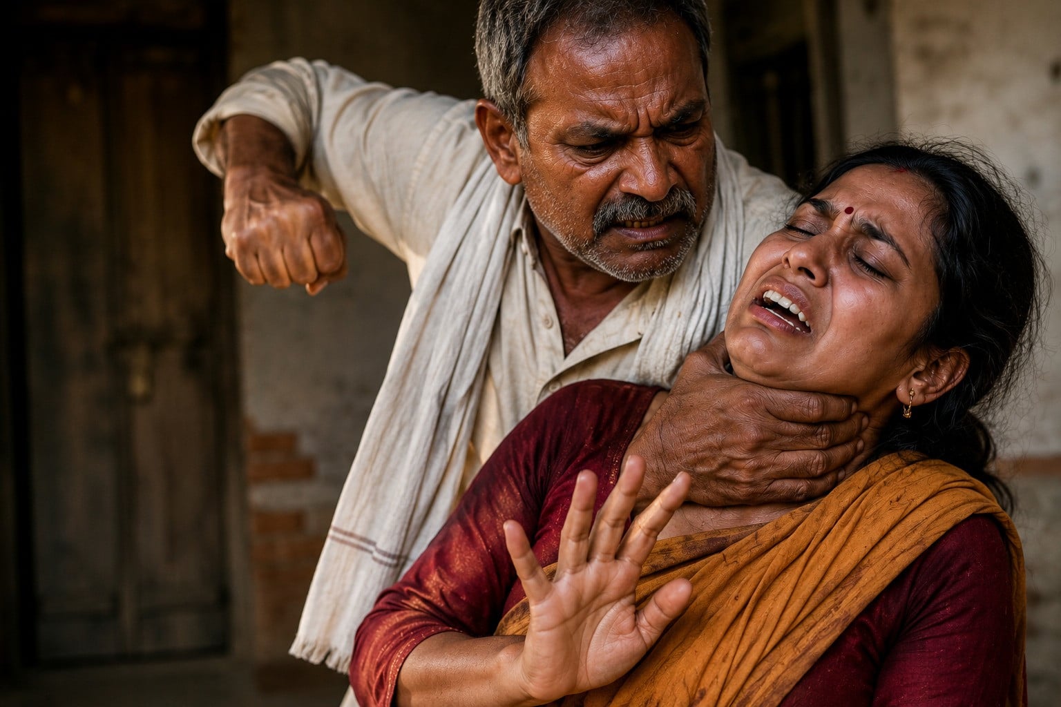 पलामू : बहू पर ससुर की थी बुरी नज़र, छेड़छाड़ का विरोध करने पर की मारपीट और गला दबाकर हत्या की कोशिश