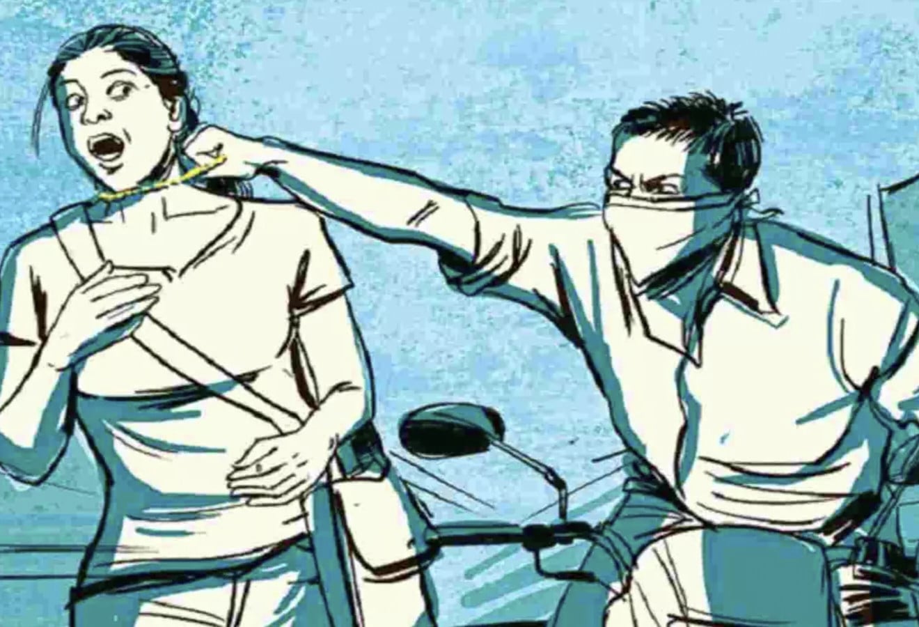 जमशेदपुर: घर के पास भी महिलाएं असुरक्षित, अपार्टमेंट गेट पर चेन स्नेचिंग