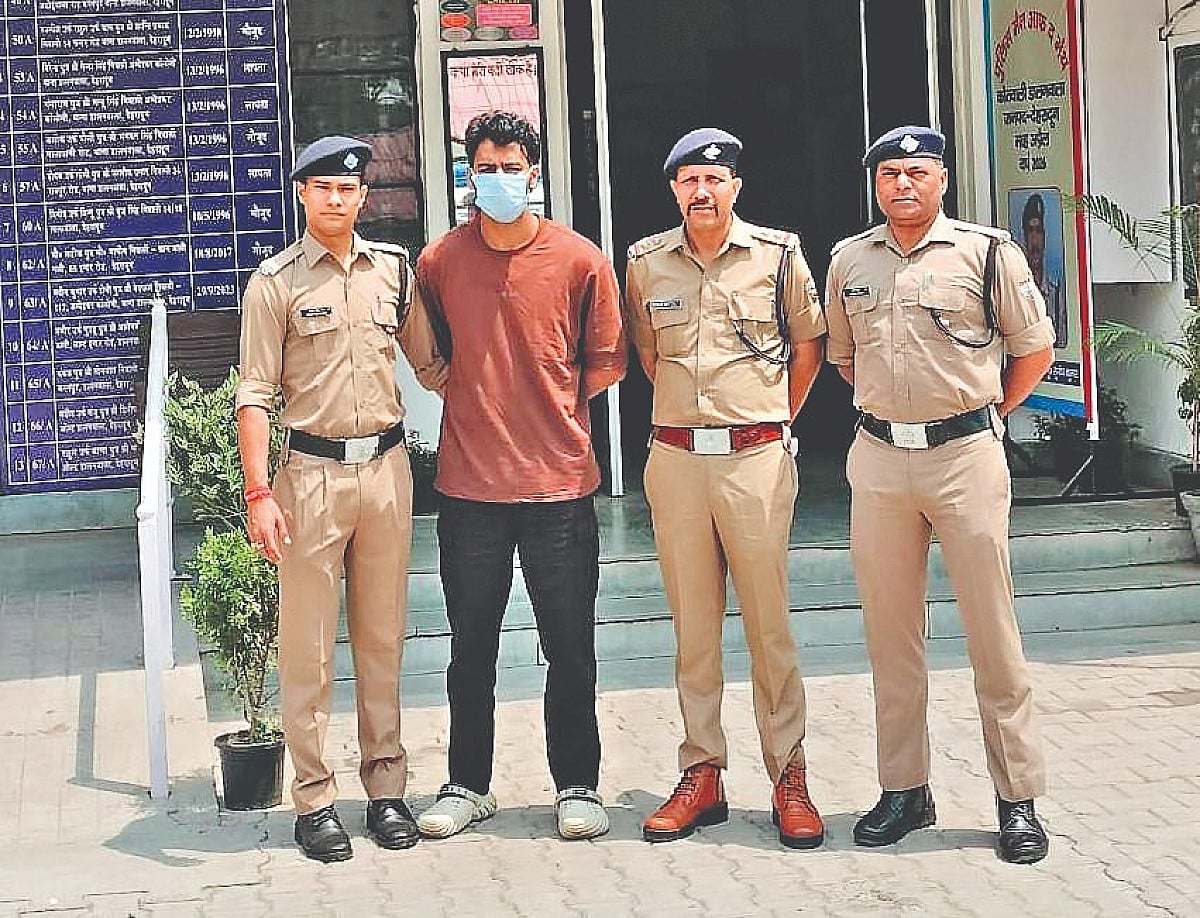 विक्रम शर्मा हत्याकांड में बड़ा खुलासा, एक लाख का इनामी यशराज सहारनपुर से गिरफ्तार