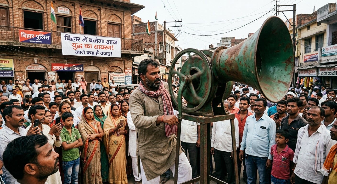 बिहार में आज बजेगा युद्ध का सायरन! जाने क्या है वजह
