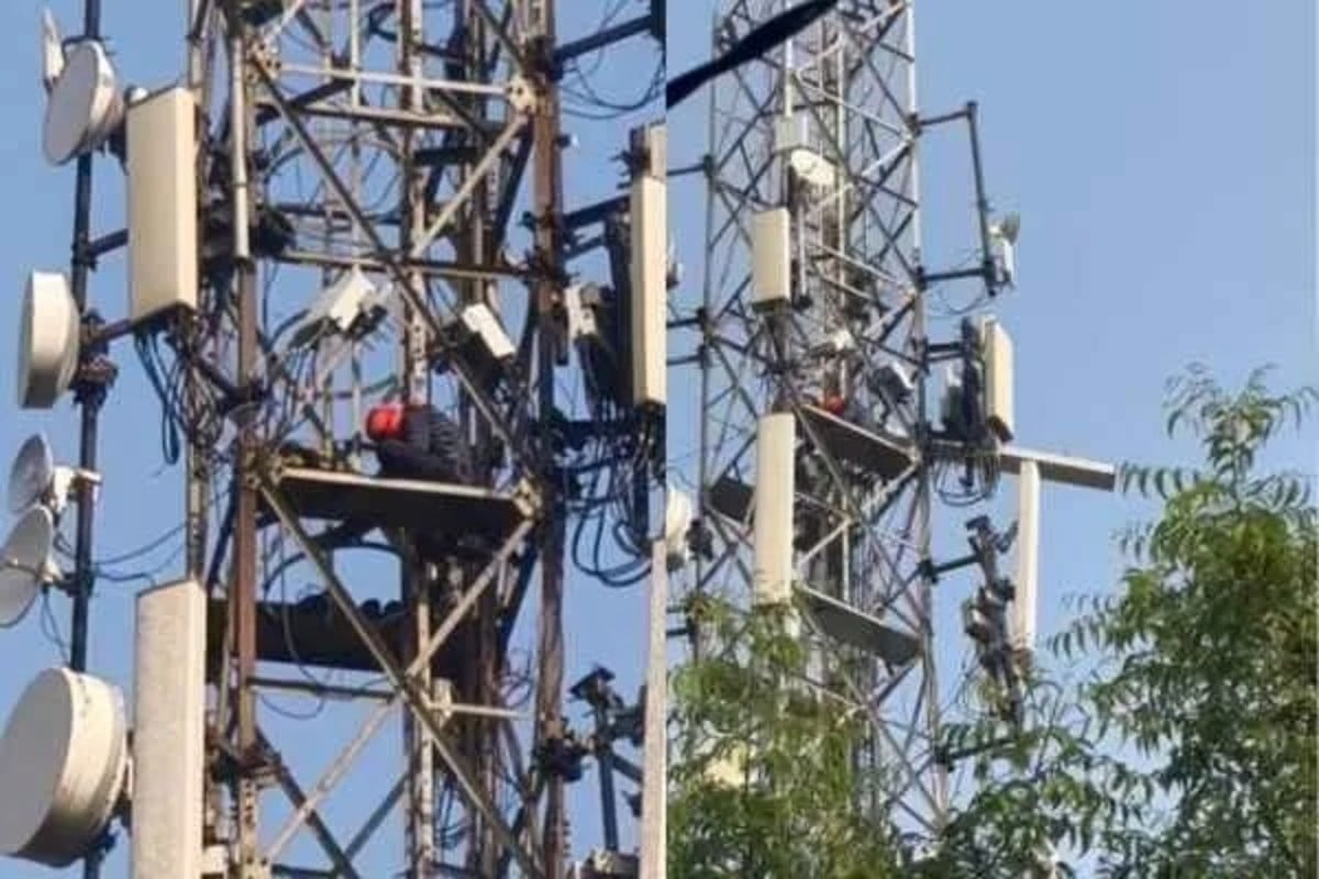 शादी की जिद में ‘शोले का वीरू’ बना आशिक! 200 फीट ऊंचे टावर पर चढ़ किया हाई वोल्टेज ड्रामा