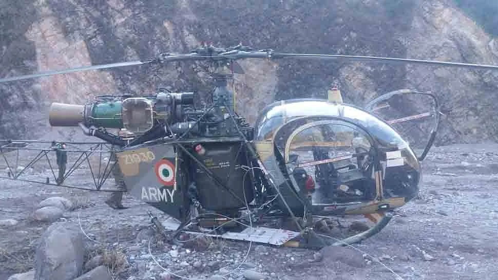 कश्मीर के गुरेज में सेना का हेलीकॉप्टर हुआ दुर्घटनाग्रस्त, LOC के पास हुआ हादसा