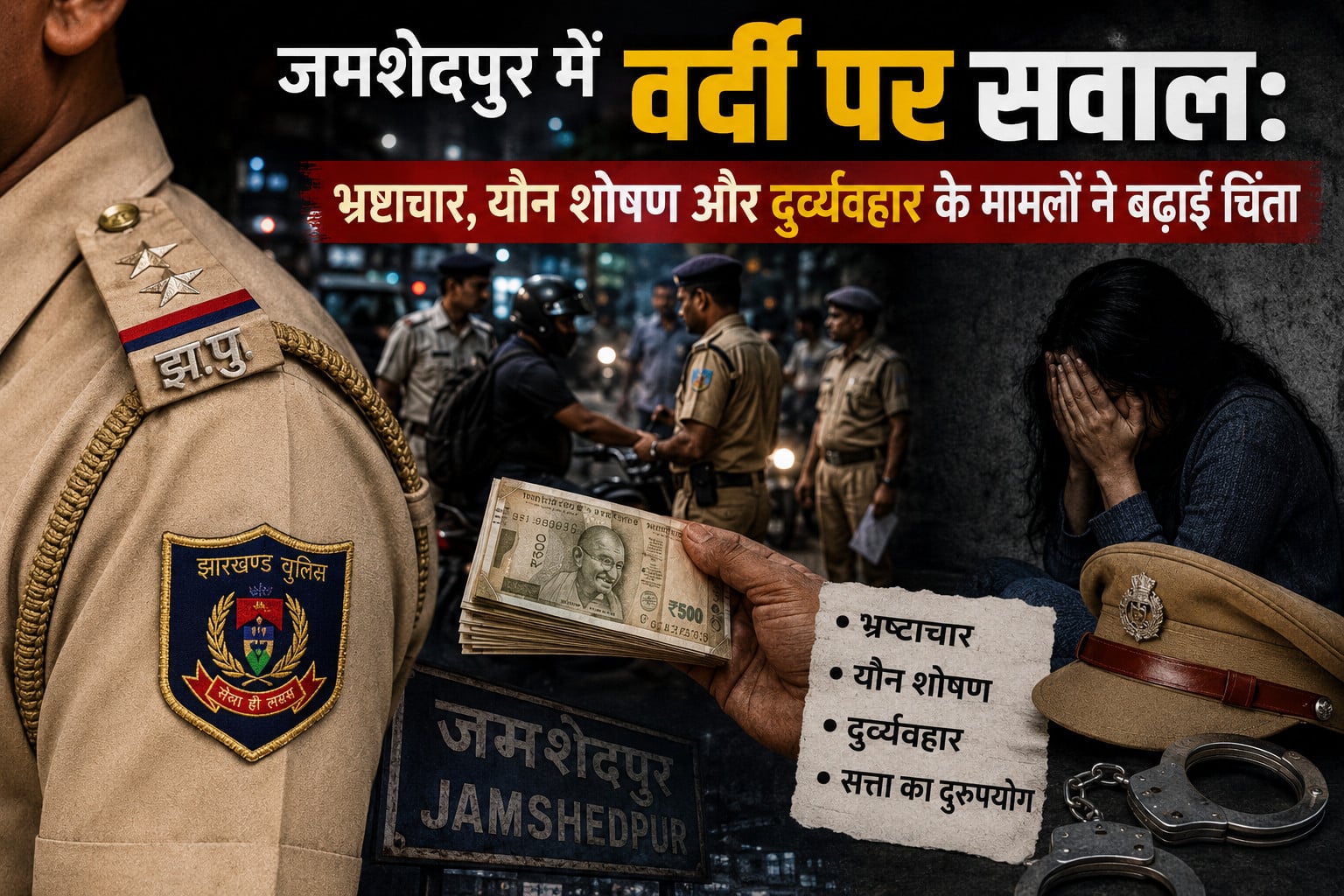 जमशेदपुर: ट्रैफिक जांच से थाना तक, जानिए बार-बार क्यों बदनाम हो रही पुलिस