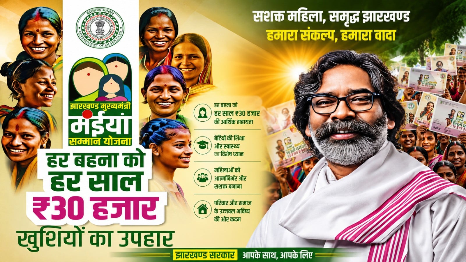सीएम ने मंईयां सम्मान योजना के सत्यापन को लेकर कर दिया बड़ा ऐलान, अगर लाभुकों को किया गया बेवजह परेशान तो....