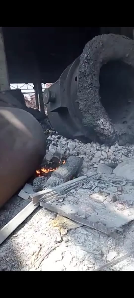 अमलगम स्टील प्लांट के एक फर्नेस में ज़ोरदार विस्फोट,एक घायल