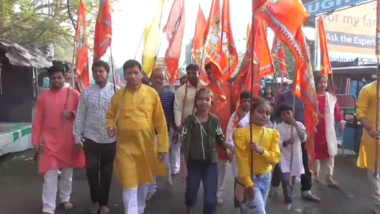 धनबाद से झरिया तक श्याम के रंग में रंगा माहौल, चप्पे चप्पे पर नजर आए झंडा उठाए भक्त