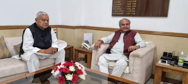 सांसद मिले केंद्रीय कृषि मंत्री से, बलियापुर कृषि  विज्ञान केंद्र को आधुनिक करने की रखी मांग