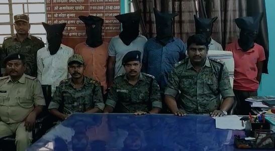 बिजली तार और स्क्रैप चोरी करने के आरोप में छह चोर गिरफ्तार, तीन टन तार बरामद