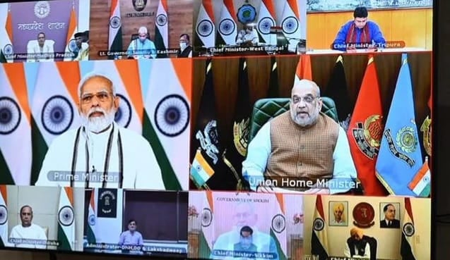 मुख्यमंत्रियों के साथ पीएम मोदी की वर्चुअल बैठक, कहा कोरोना से सतर्क रहने की जरूरत