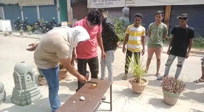 गया में बिना चूल्हे के 7 मिनट में बन कर तैयार हुआ आमलेट, पढ़िए कैसे?