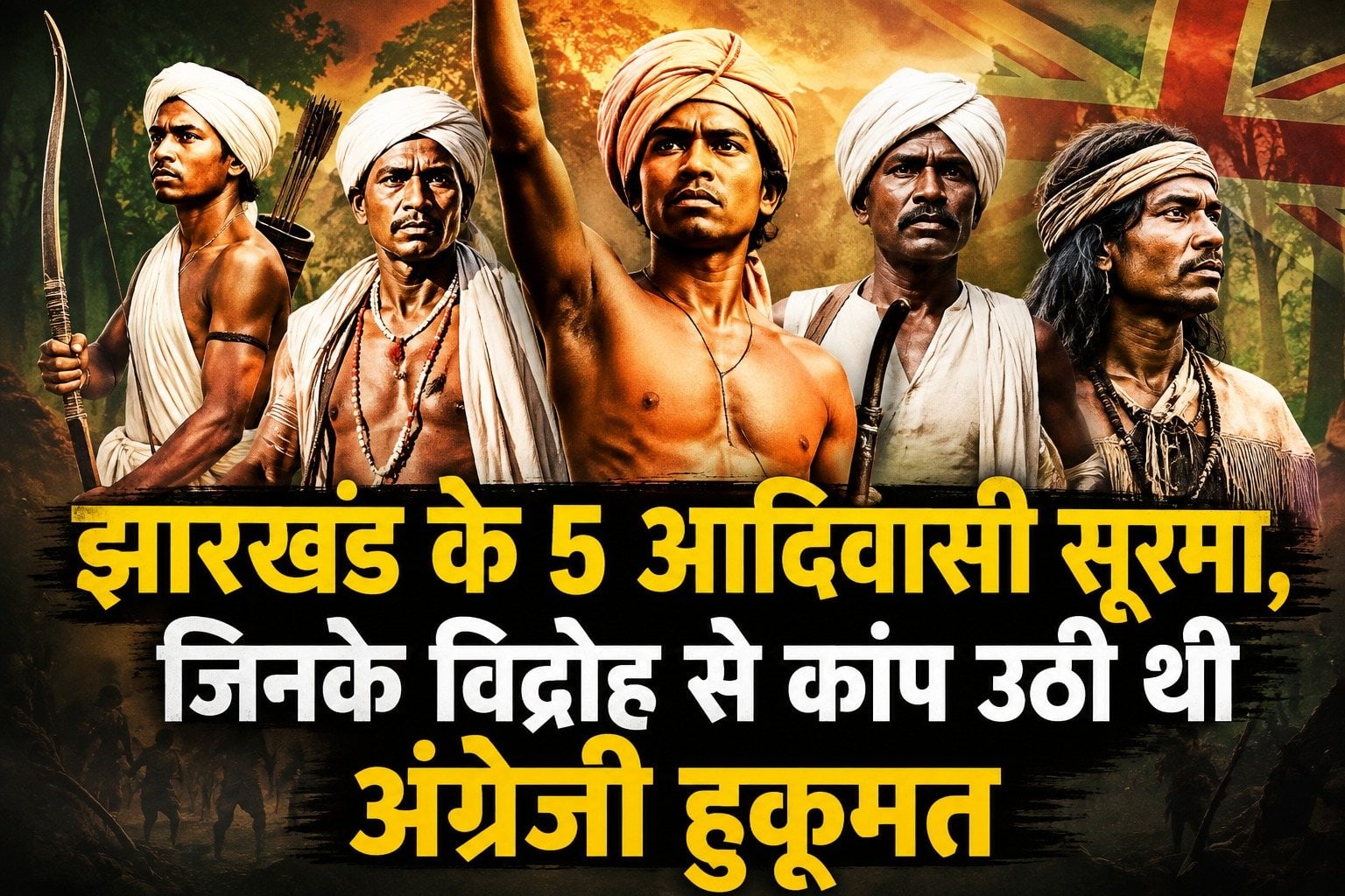 झारखंड के 5 आदिवासी सूरमा, जिनके विद्रोह से कांप उठी थी अंग्रेजी हुकूमत