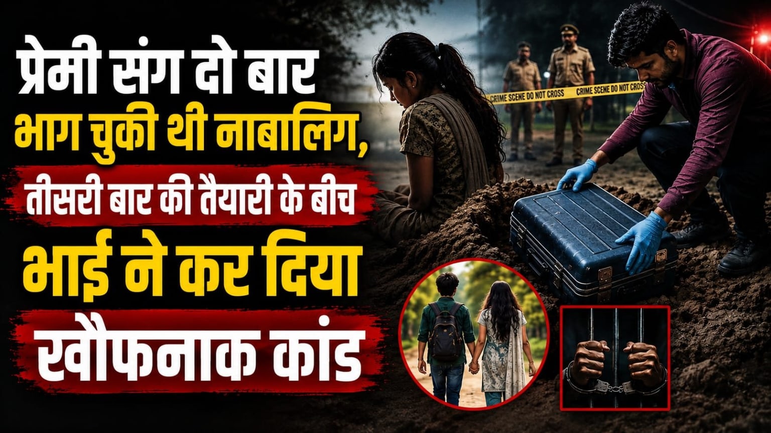 प्रेमी संग दो बार भाग चुकी थी नाबालिग, तीसरी बार भाई ने कर दिया खौफनाक कांड, पढ़िए पूरी कहानी