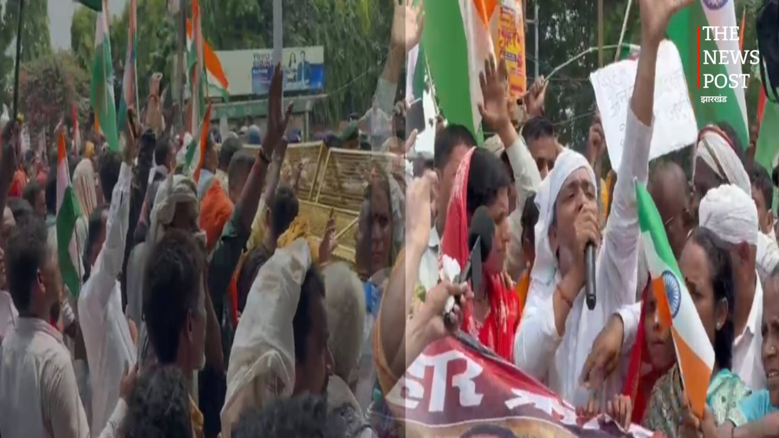 बिहार: पटना में नल-जल कर्मियों का हल्लाबोल, CM आवास की ओर बढ़े तो JP गोलंबर पर पुलिस ने रोका