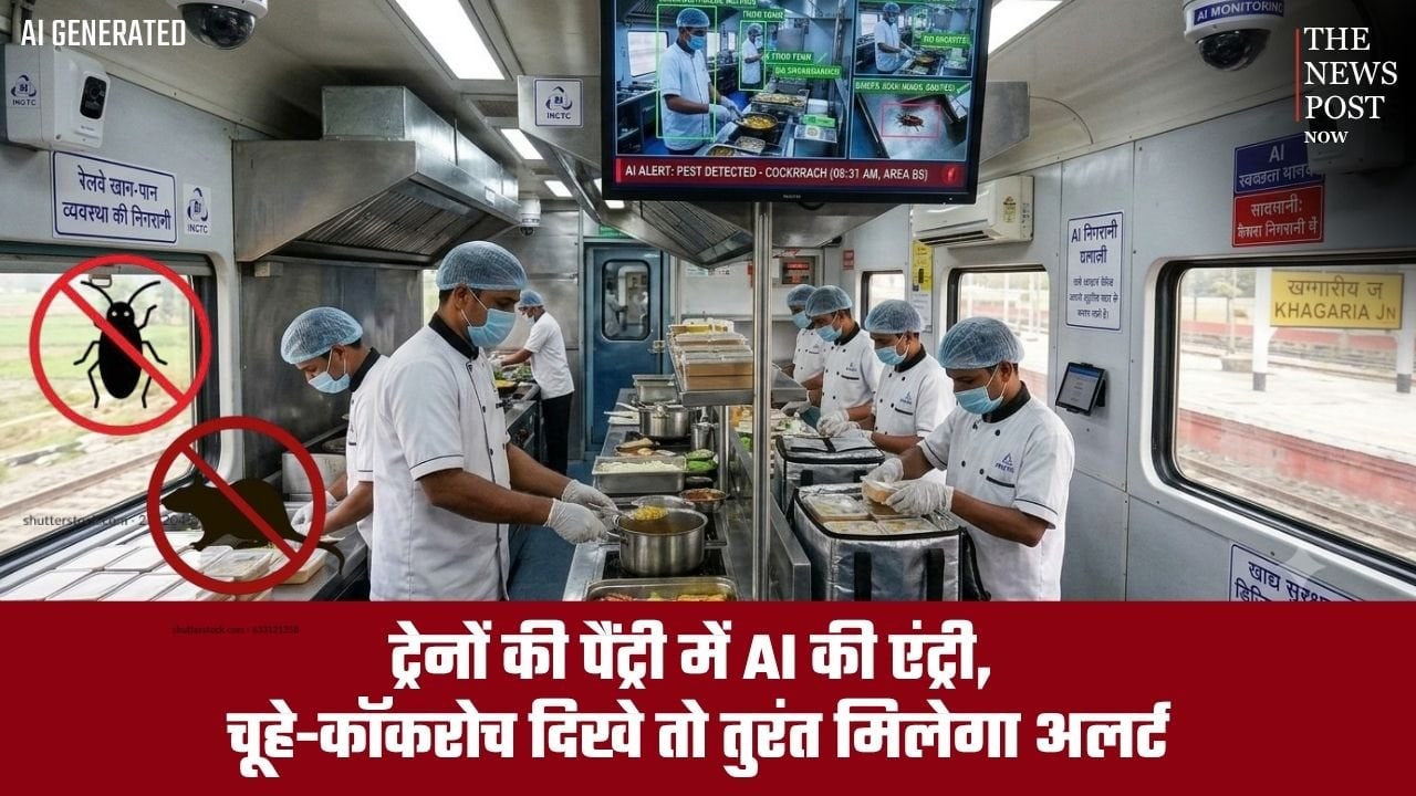 ट्रेनों की पैंट्री में AI की एंट्री, चूहे-कॉकरोच दिखे तो तुरंत मिलेगा अलर्ट