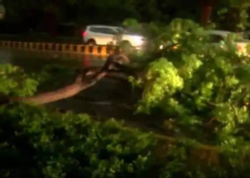 ALERT! दिल्ली NCR में भारी बारिश, तापमान में गिरावट, तेज हवा चलने की चेतावनी