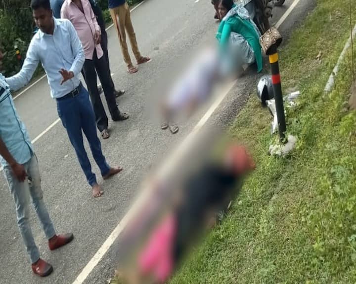 सड़क दुर्घटना में महिला की मौत,एक की स्थिति गंभीर....