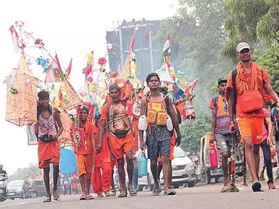 केंद्रीय गृह मंत्रालय ने राज्य सरकार को किया अलर्ट, कांवर यात्रा पर आतंकी हमले का जताया अंदेशा